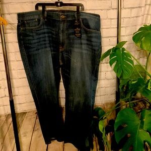 NWT men's LUCKY BRAND relaxed fit straight leg jeans size 50/30
